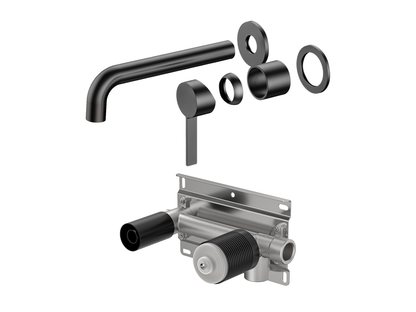 Sakura Wall Basin/Bath Mixer