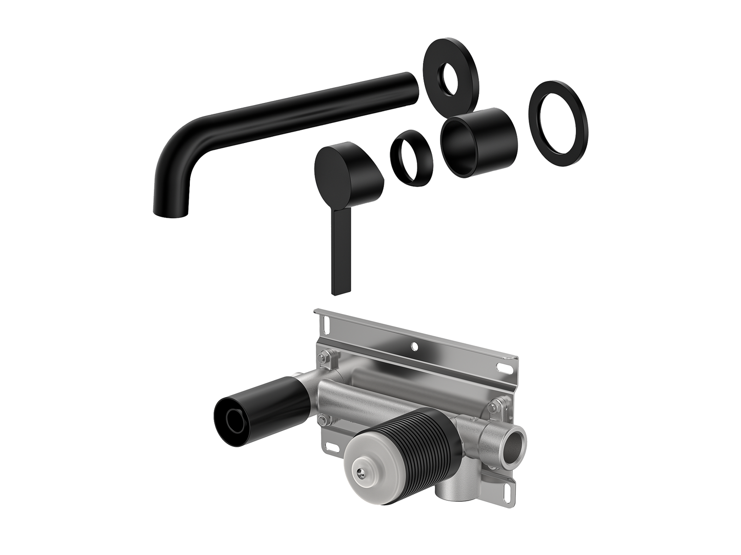 Sakura Wall Basin/Bath Mixer