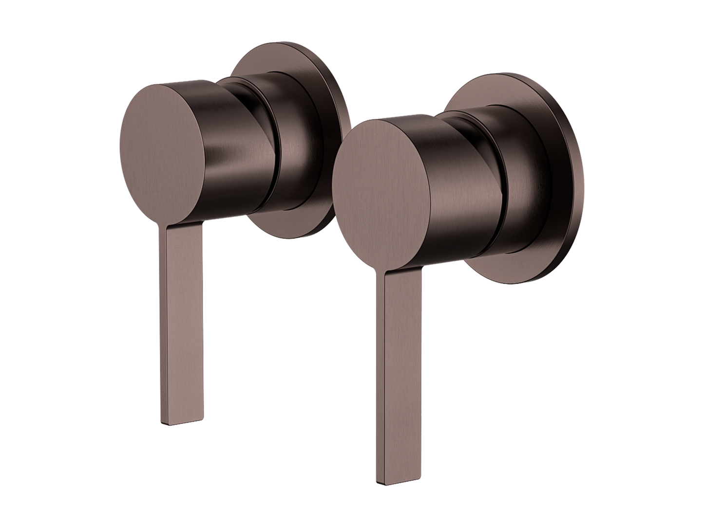 Sakura Twin Wall Shower/Bath Mixer Trim Kit Only - Separate Plates