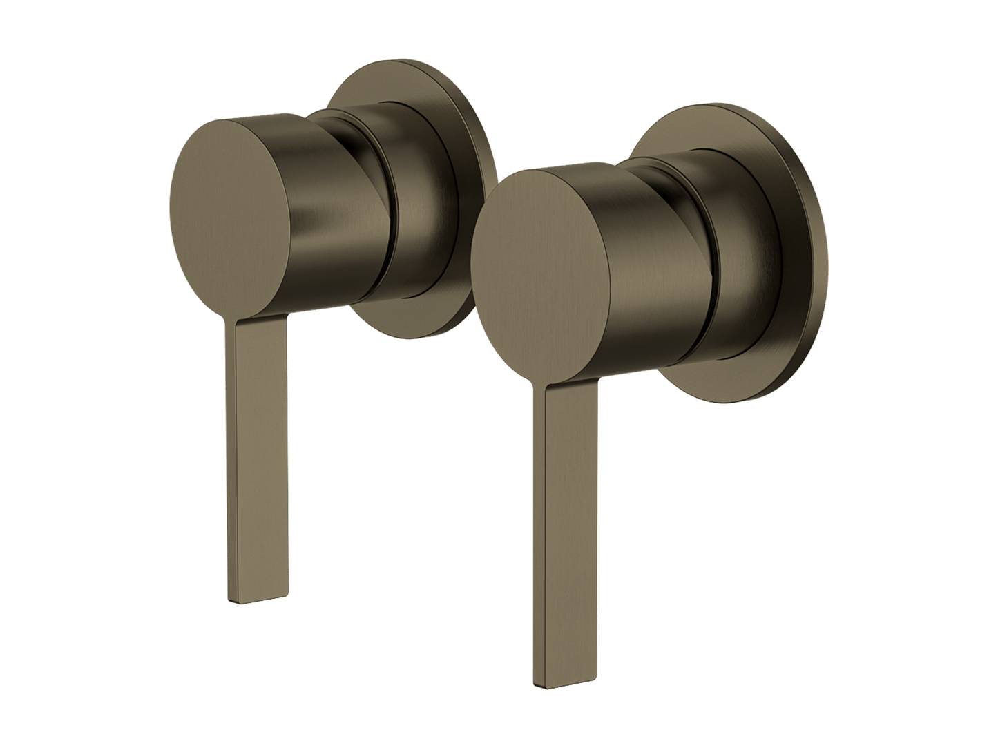 Sakura Twin Wall Shower/Bath Mixer Trim Kit Only - Separate Plates
