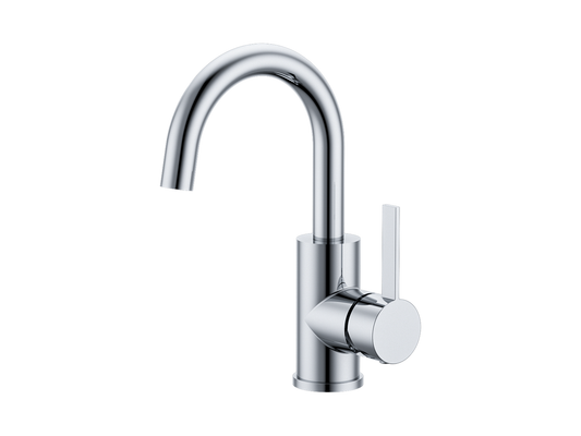 Sakura Gooseneck Basin Mixer Chrome