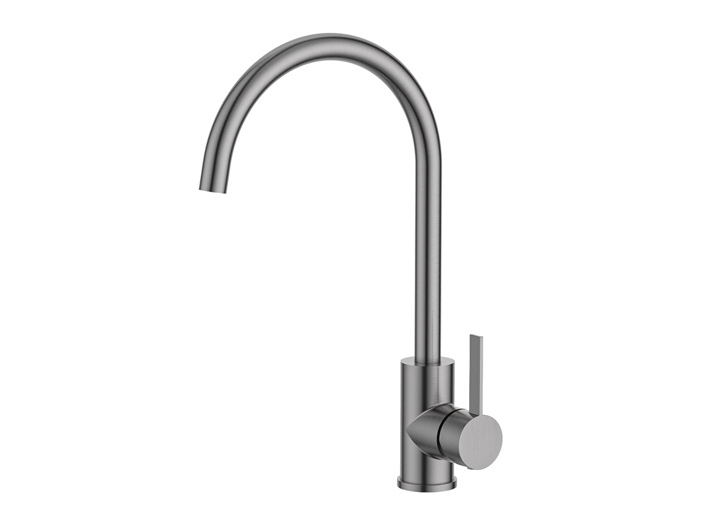 Sakura Gooseneck Sink Mixer Brushed Nickel