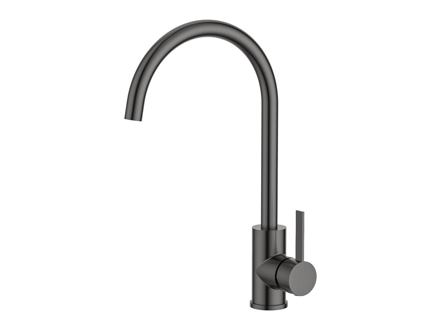 Sakura Gooseneck Sink Mixer Gun Metal