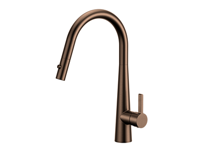Sakura Belle Gooseneck Pullout Sink Mixer with Vegie Spray