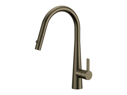 Sakura Belle Gooseneck Pullout Sink Mixer with Vegie Spray