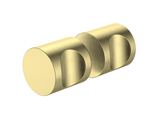 Shower Screen Knob Handle Brushed Gold
