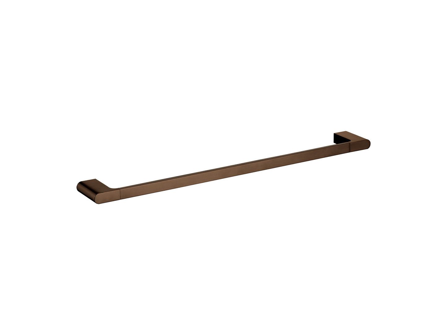 Sequoia 600mm Single Towel Rail Brushed Copper