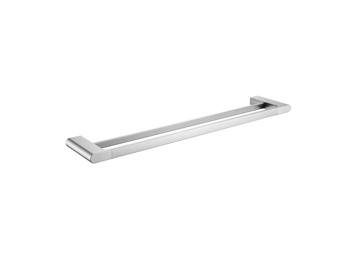 Sequoia 600mm Double Towel Rail Brushed Nickel