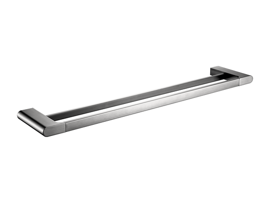 Sequoia 800mm Double Towel Rail Brushed Nickel