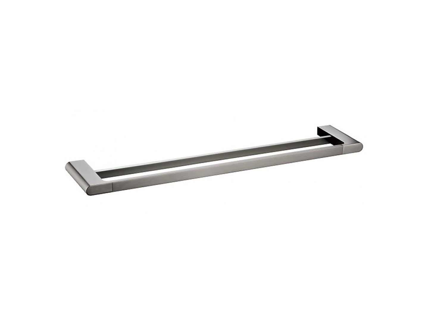 Sequoia 800mm Double Towel Rail Gun Metal