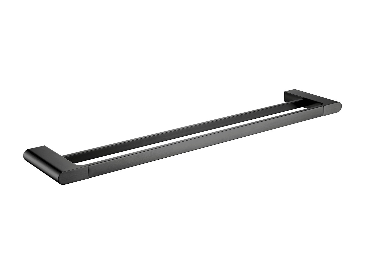 Sequoia 600mm Double Towel Rail Gun Metal