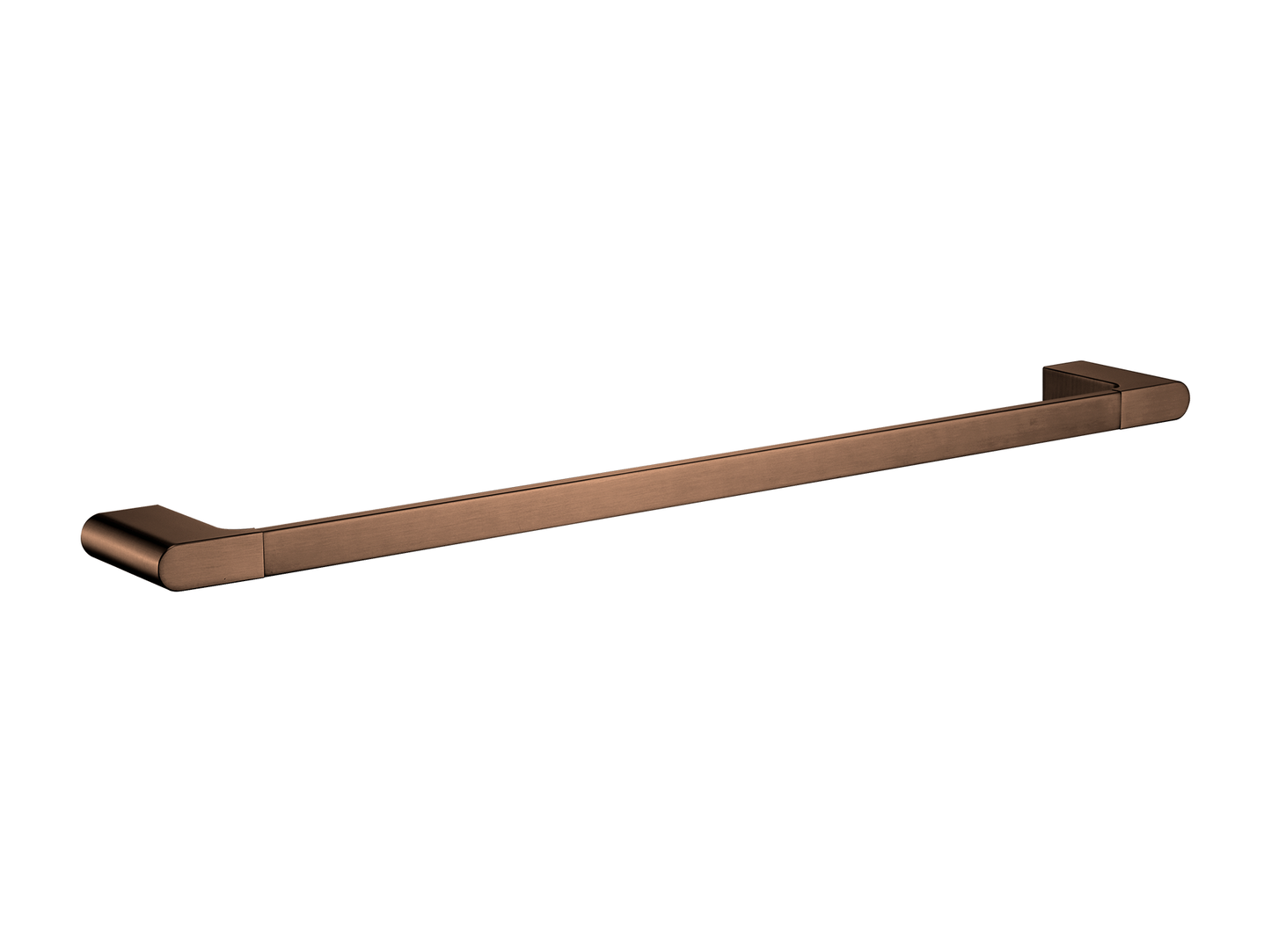 Sequoia 800mm Single Towel Rail Brushed Copper