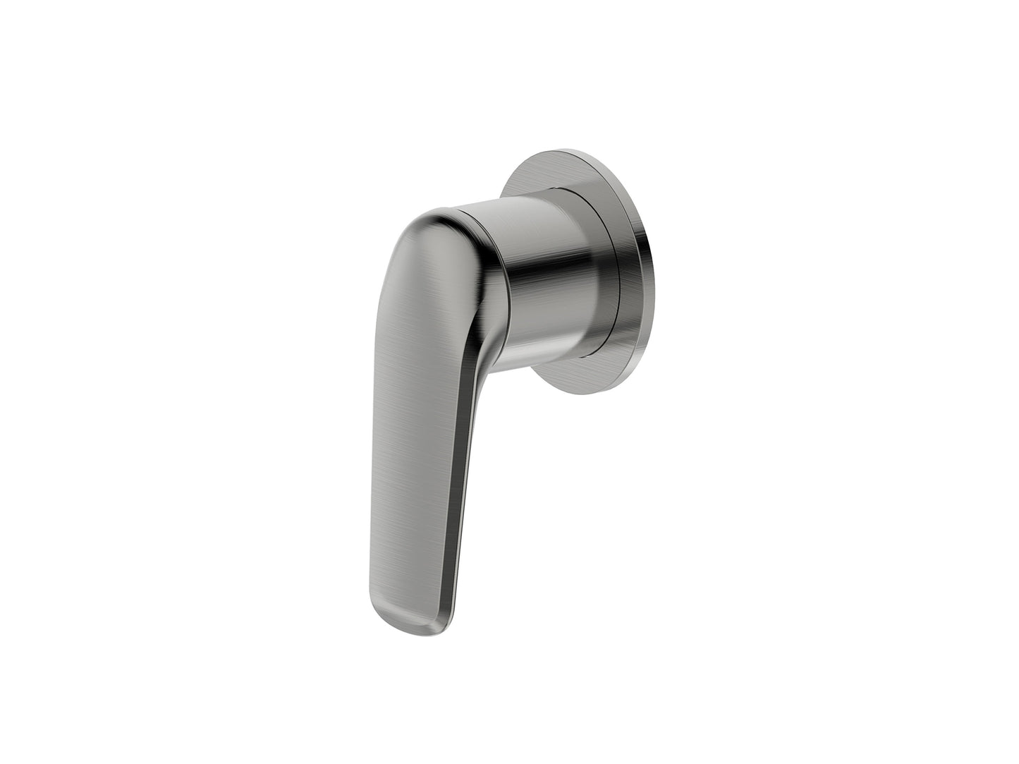 Sequoia Wall Shower / Bath Mixer Brushed Nickel Round Plate