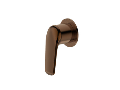 Sequoia Wall Shower / Bath Mixer Brushed Copper Round Plate