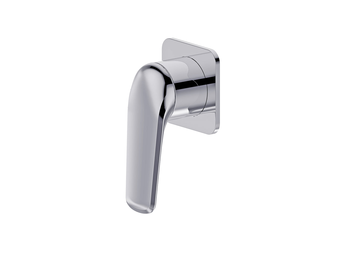 Sequoia Wall Shower / Bath Mixer Chrome Square Plate