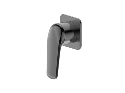 Sequoia Wall Shower / Bath Mixer Gun Metal Square Plate