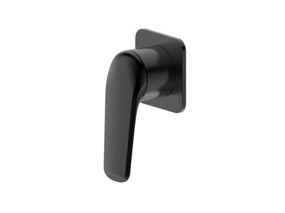 Sequoia Wall Shower / Bath Mixer Matte Black Square Plate