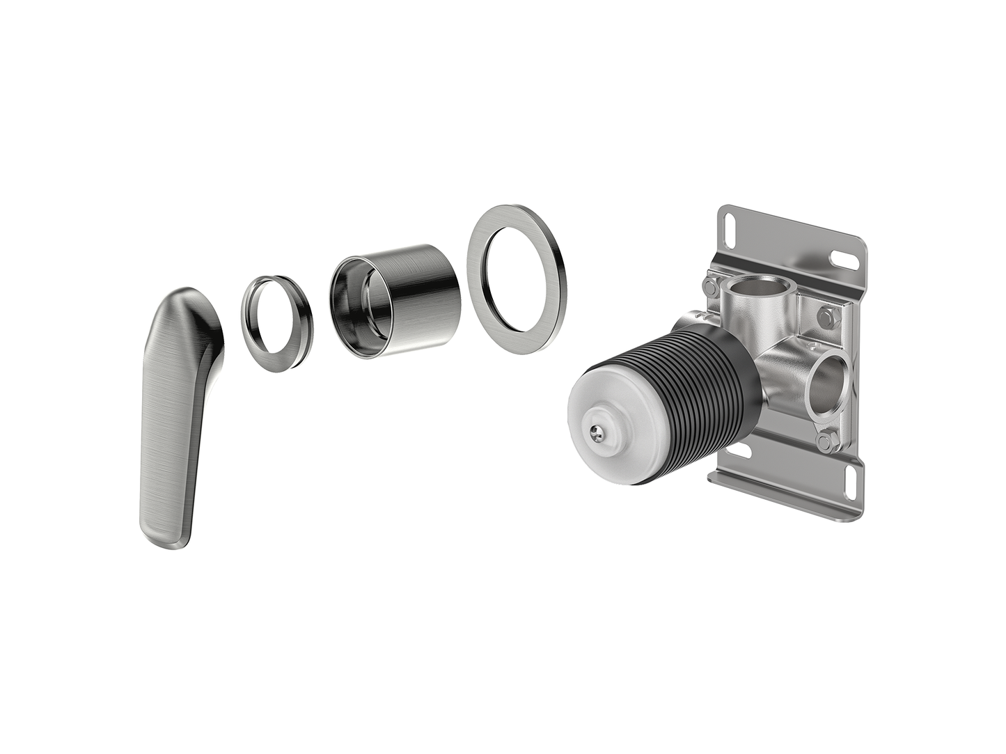 Sequoia Wall Shower / Bath Mixer Round Plate