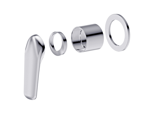 Sequoia Wall Shower / Bath Mixer Chrome Round Plate