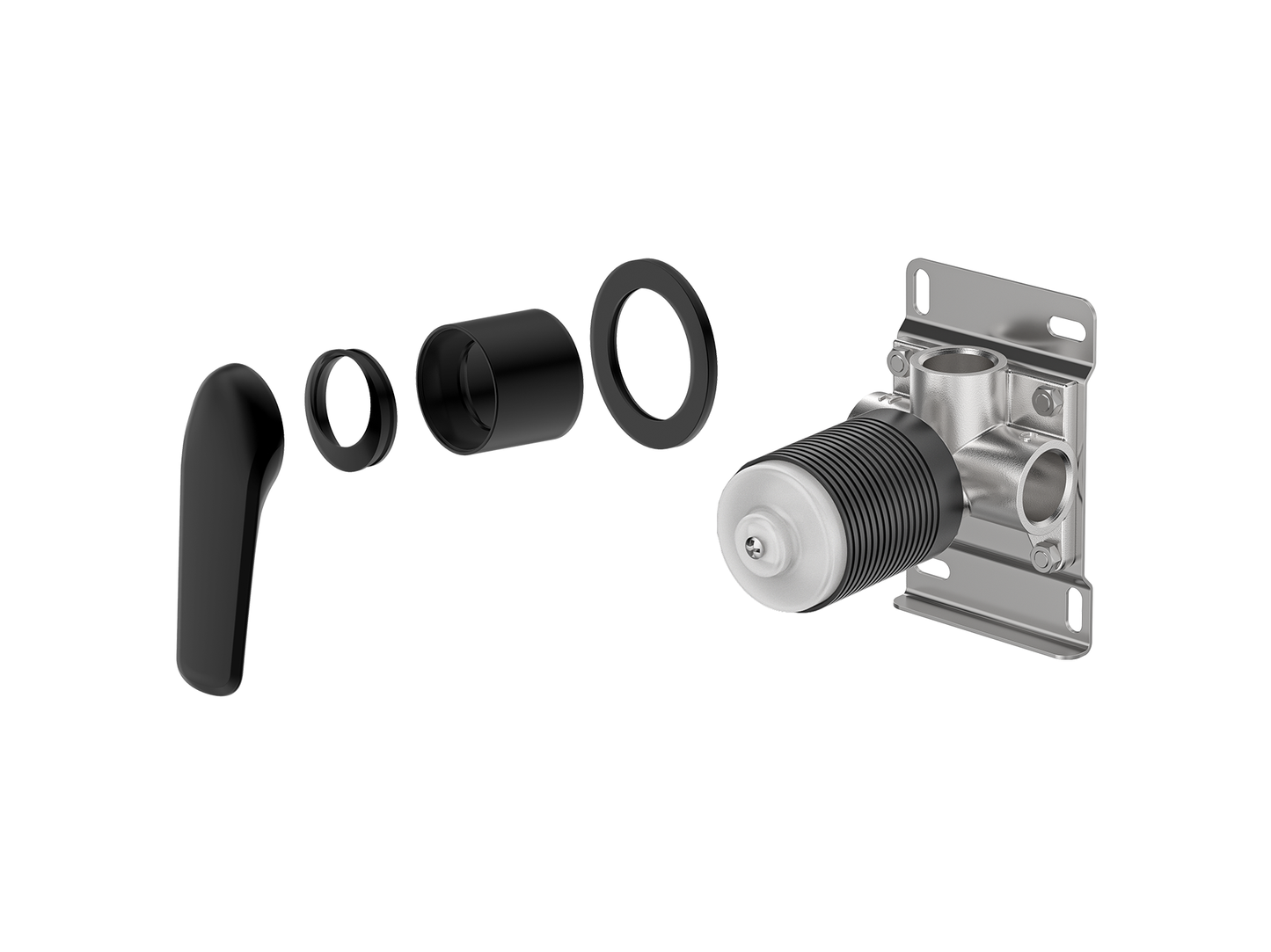 Sequoia Wall Shower / Bath Mixer Round Plate