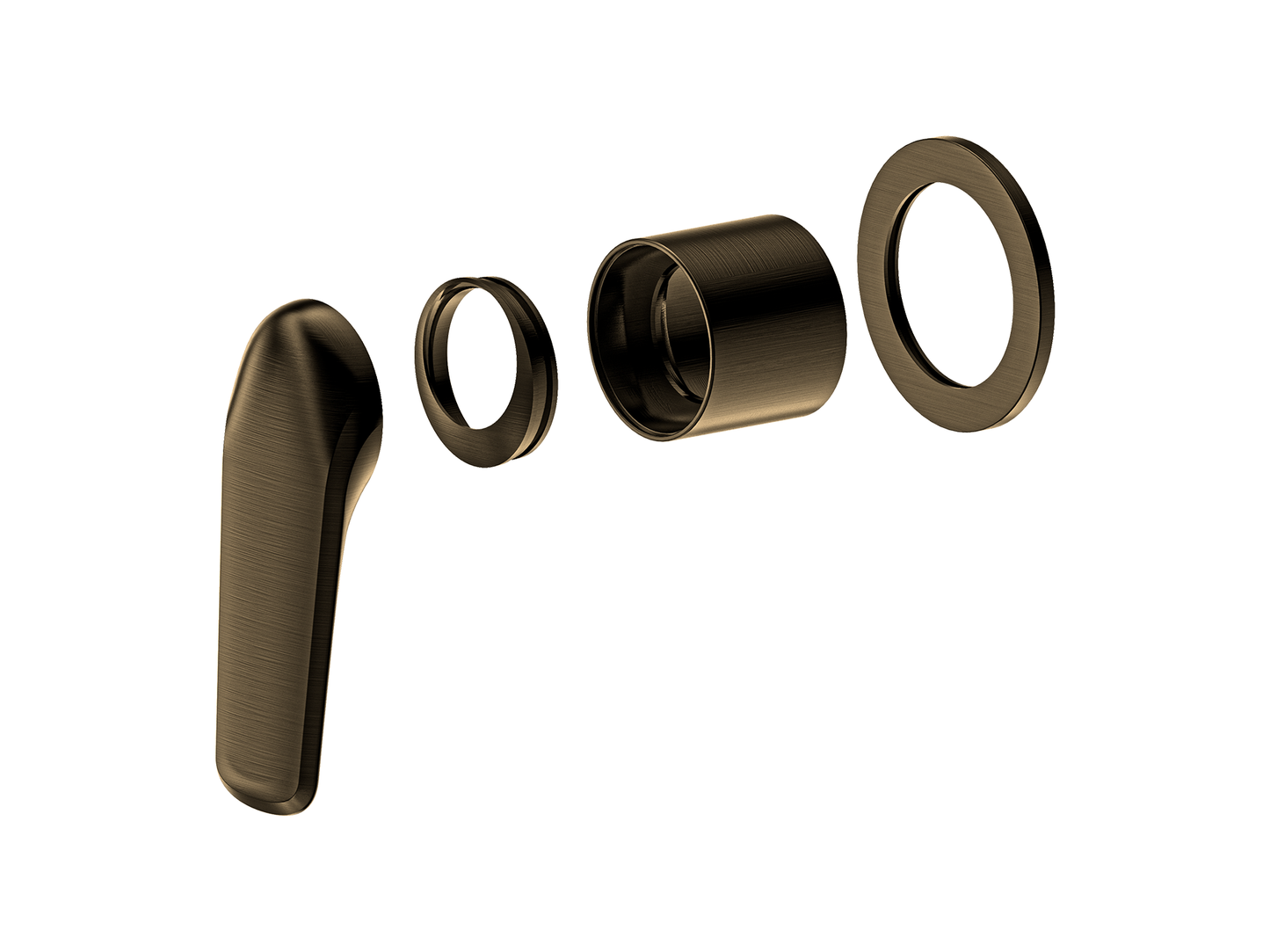 Sequoia Wall Shower / Bath Mixer Round Plate