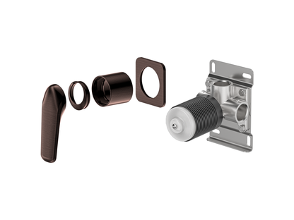 Sequoia Wall Shower / Bath Mixer Square Plate