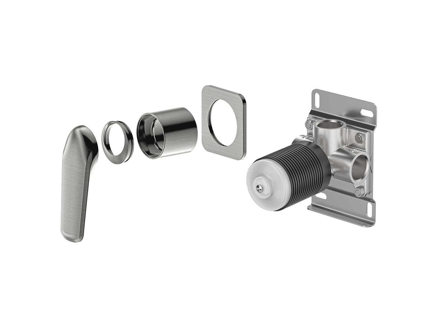 Sequoia Wall Shower / Bath Mixer Square Plate