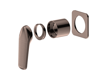 Sequoia Wall Shower / Bath Mixer Square Plate