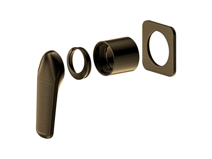 Sequoia Wall Shower / Bath Mixer Square Plate