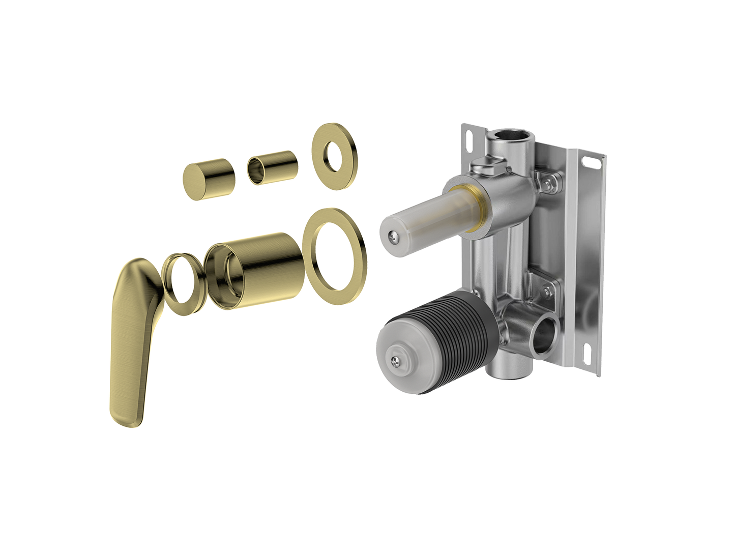 Sequoia Wall Diverter Shower / Bath Mixer - Vertical