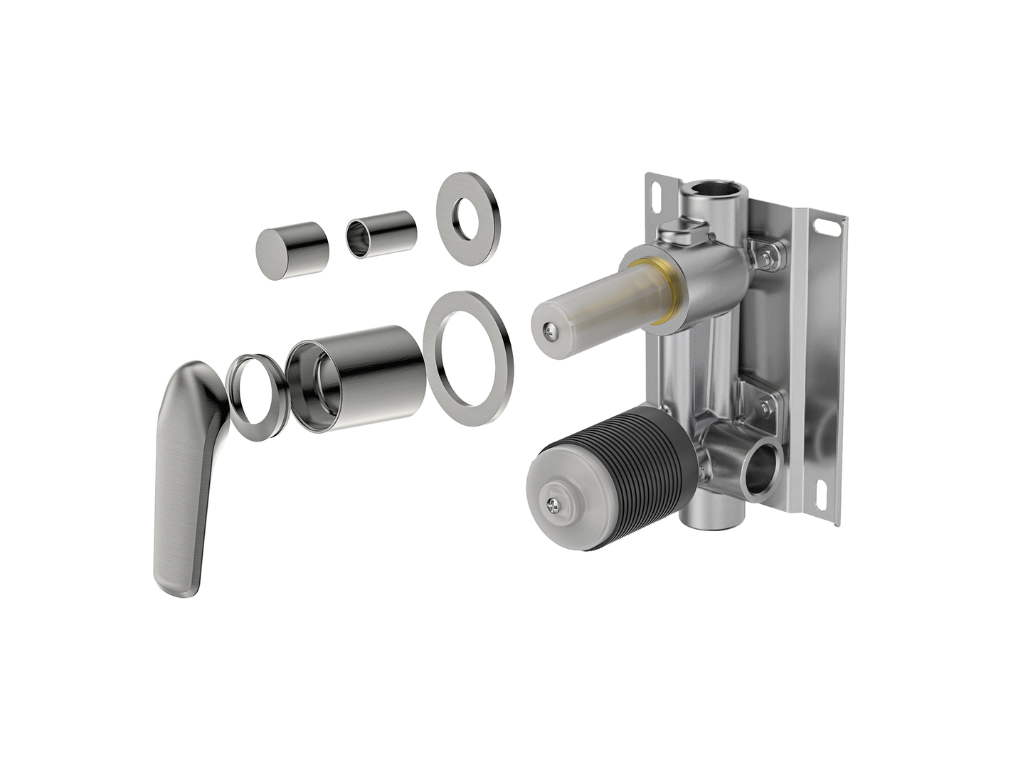 Sequoia Wall Diverter Shower / Bath Mixer - Vertical