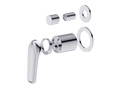 Sequoia Wall Diverter Shower / Bath Mixer Chrome Separate Plates