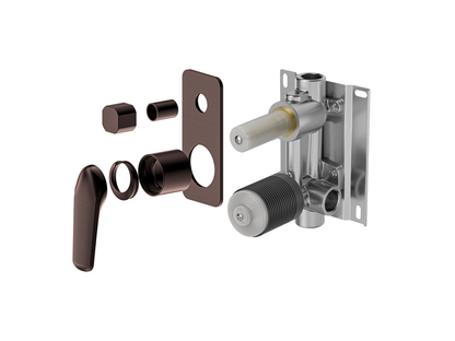 Sequoia Wall Diverter Shower / Bath Mixer - Vertical