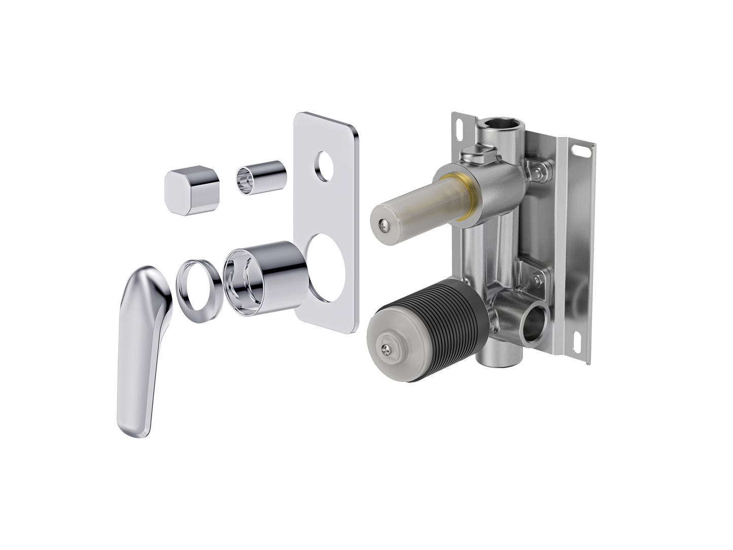 Sequoia Wall Diverter Shower / Bath Mixer - Vertical