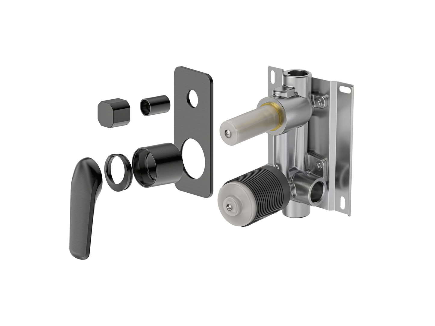 Sequoia Wall Diverter Shower / Bath Mixer - Vertical
