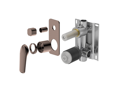Sequoia Wall Diverter Shower / Bath Mixer - Vertical