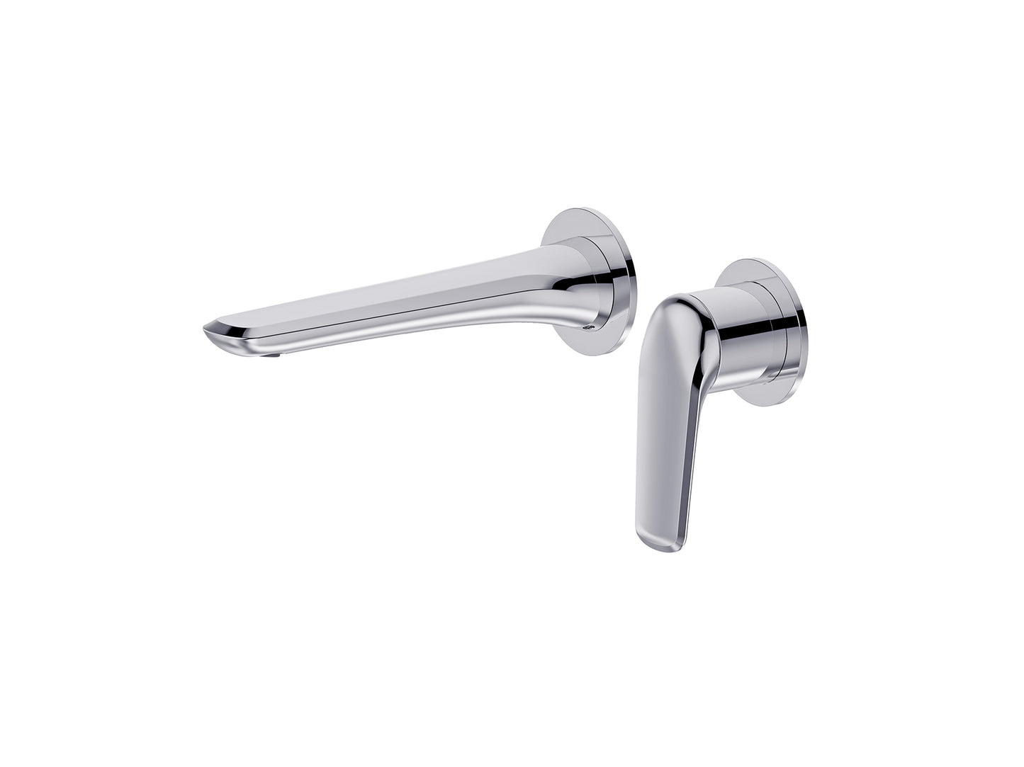 Sequoia Wall Basin/Bath Mixer Chrome Separate Plates