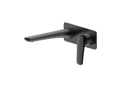 Sequoia Wall Basin/Bath Mixer Matte Black Square Plate