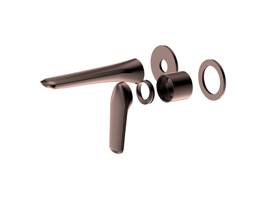 Sequoia Wall Basin/Bath Mixer Antique Copper Separate Plates