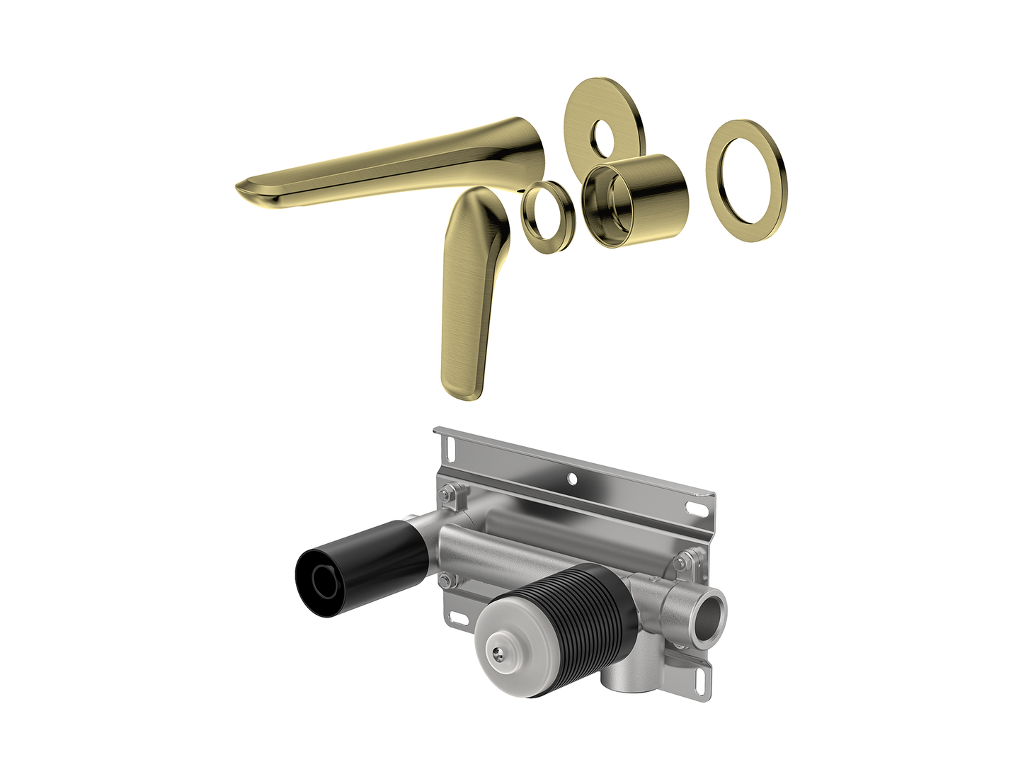 Sequoia Wall Basin/Bath Mixer Separate Plates