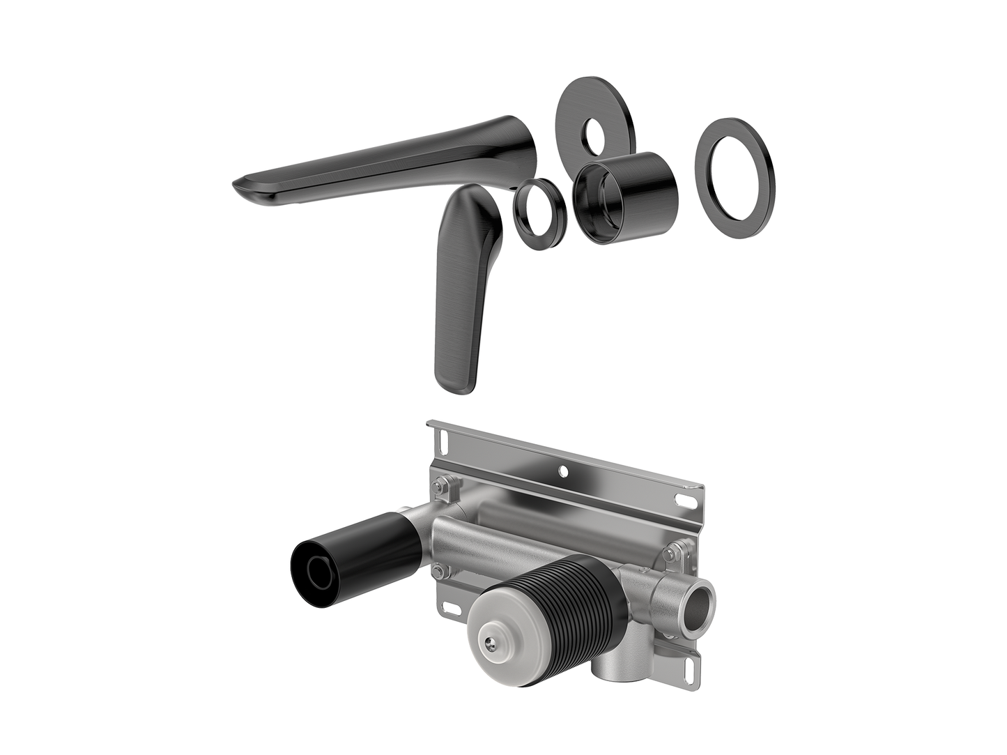 Sequoia Wall Basin/Bath Mixer Separate Plates