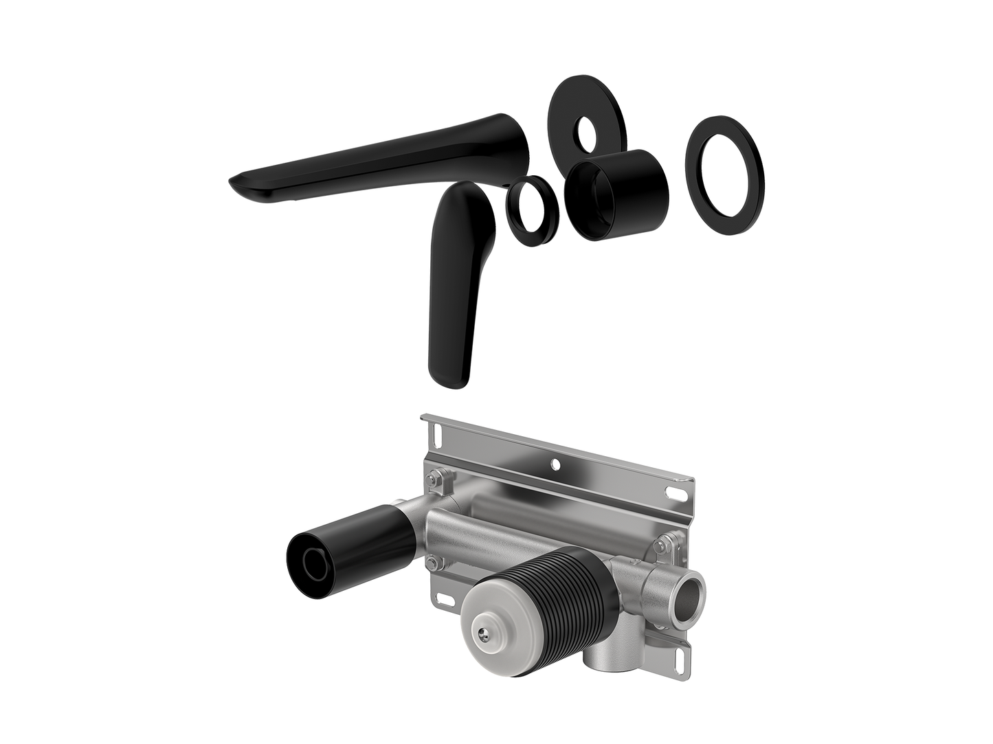 Sequoia Wall Basin/Bath Mixer Separate Plates