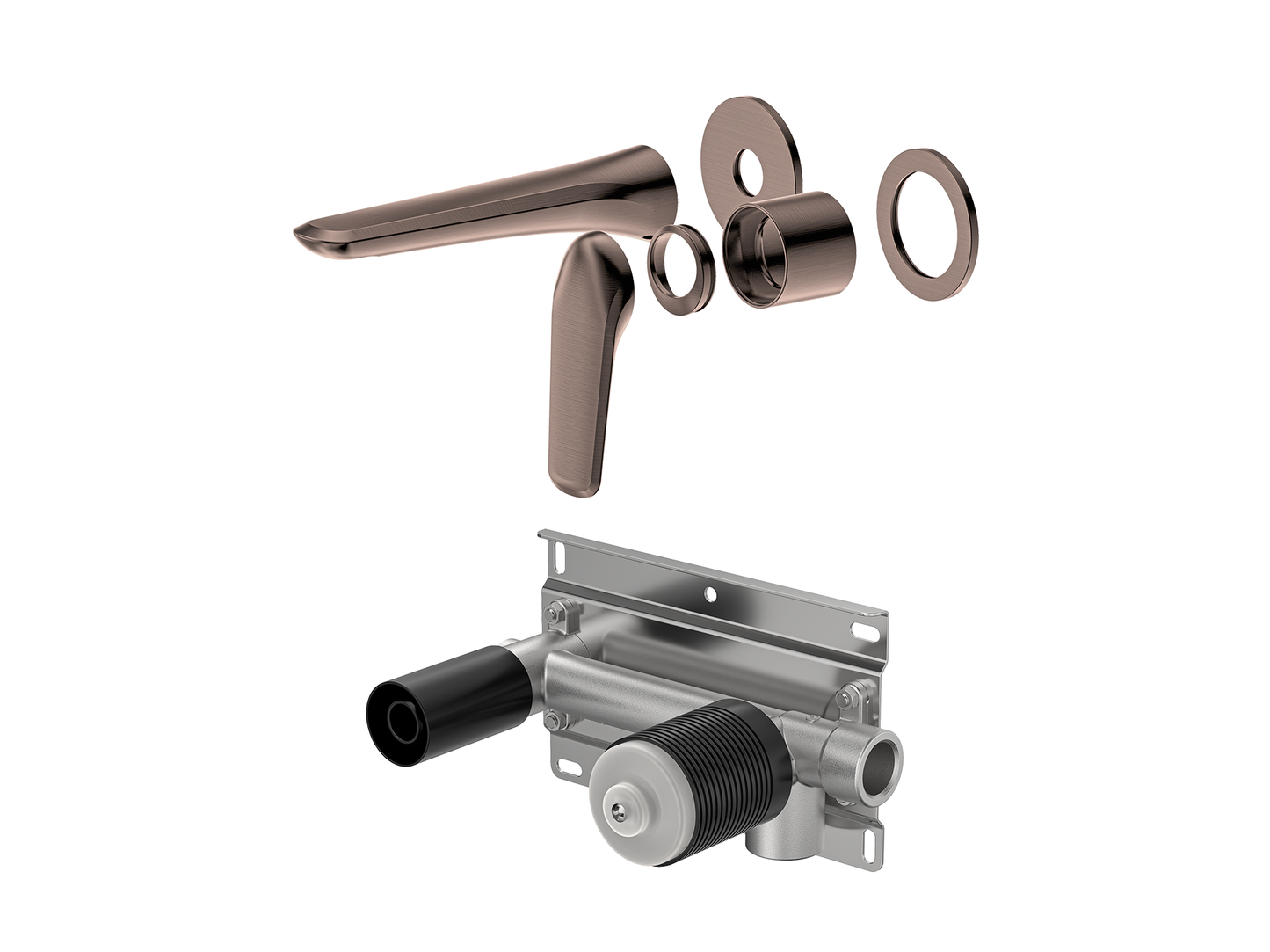 Sequoia Wall Basin/Bath Mixer Separate Plates