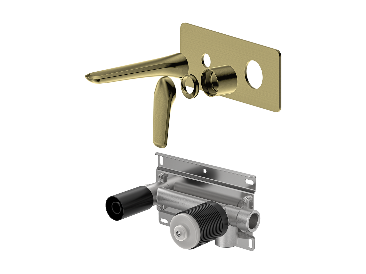 Sequoia Wall Basin/Bath Mixer Square Plate