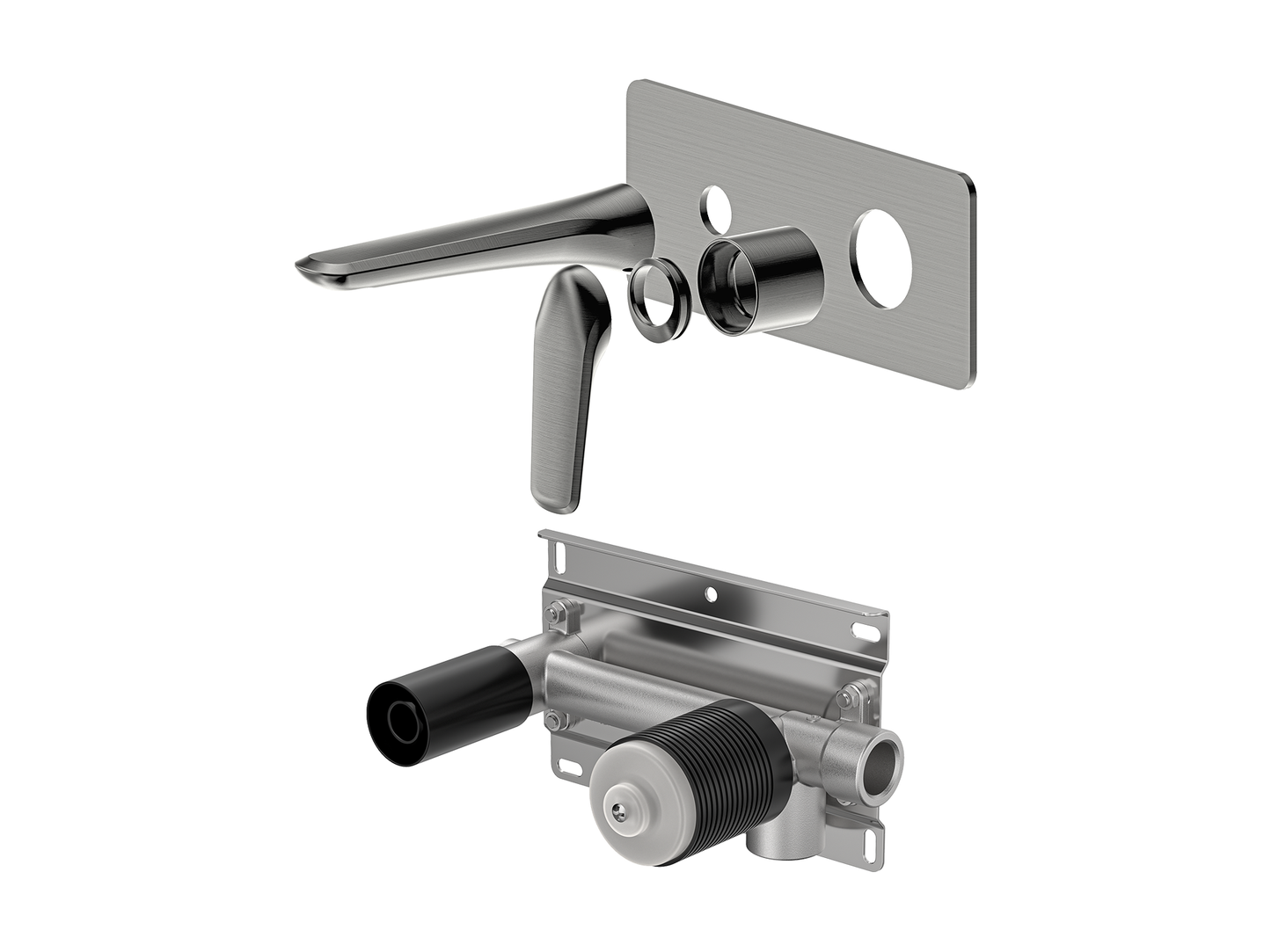 Sequoia Wall Basin/Bath Mixer Square Plate