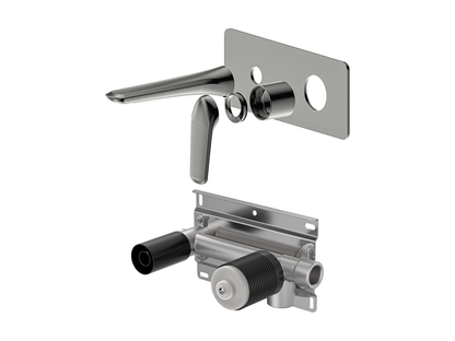 Sequoia Wall Basin/Bath Mixer Square Plate