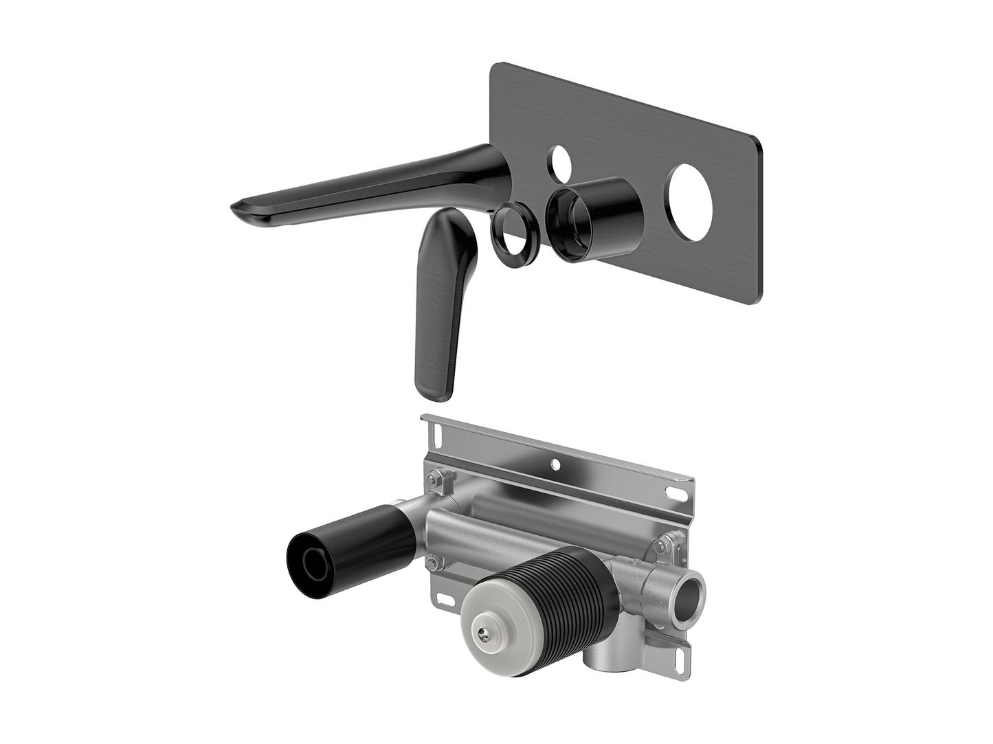 Sequoia Wall Basin/Bath Mixer Square Plate
