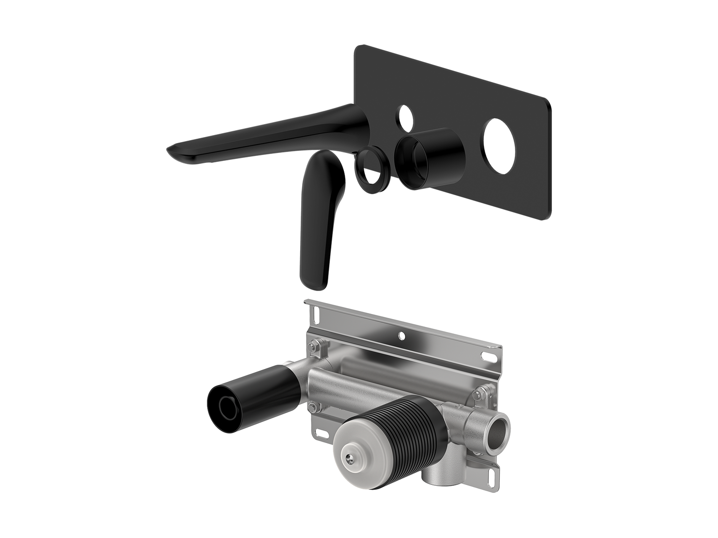 Sequoia Wall Basin/Bath Mixer Square Plate