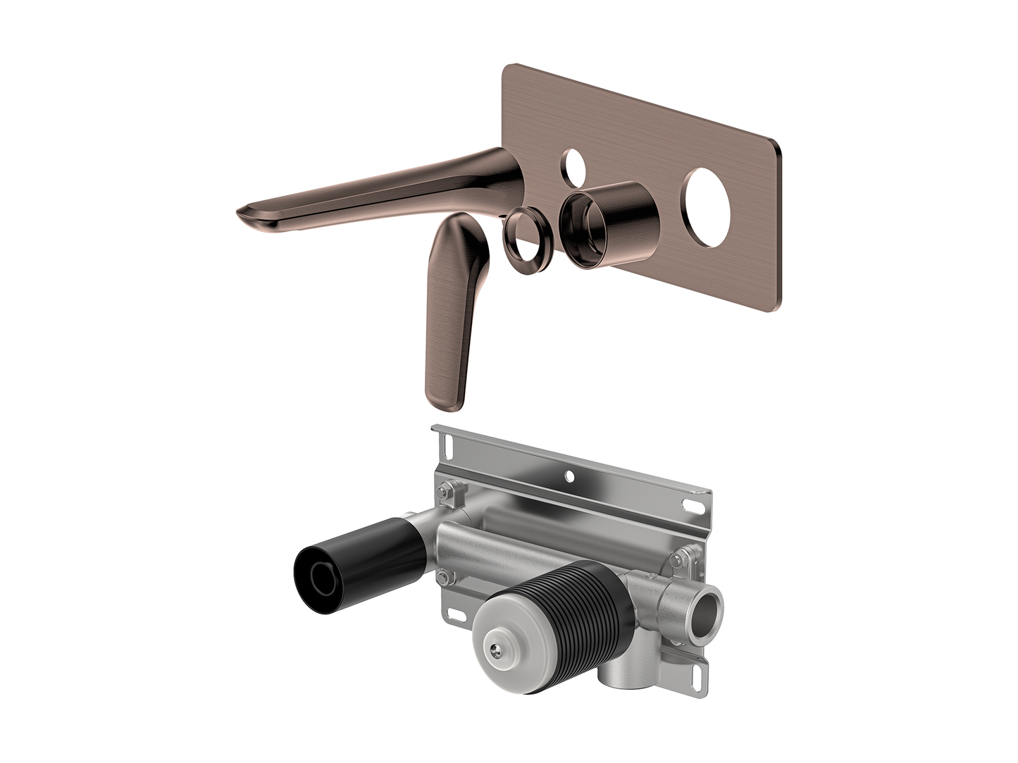 Sequoia Wall Basin/Bath Mixer Square Plate