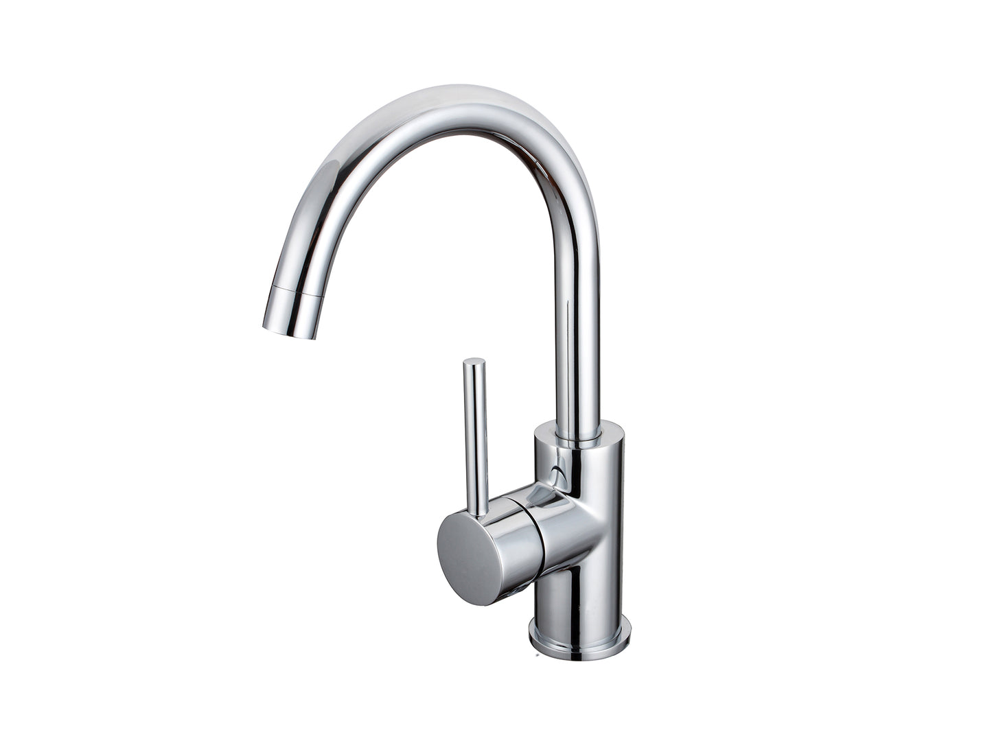 Willow Gooseneck Basin Mixer Chrome